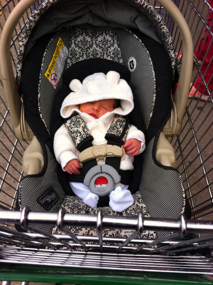 I slept through my first shopping trip